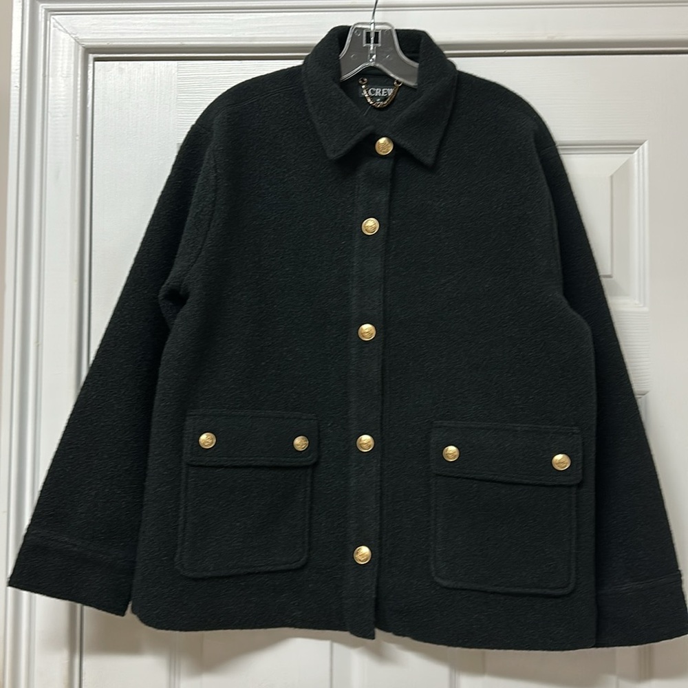 J.Crew Boucle Fleece Shirt Jacket NWT